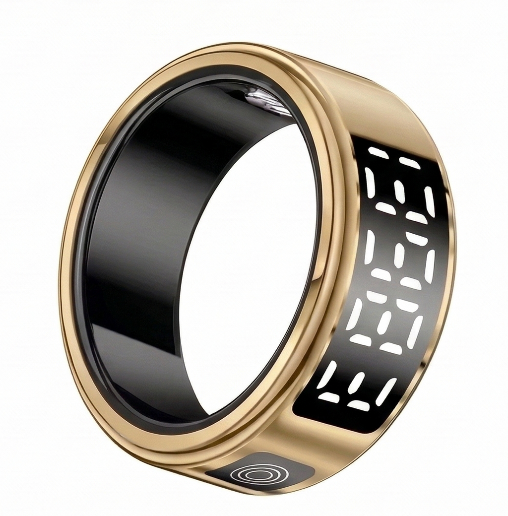SR08 Smart Ring: Health Tracking with LED Display